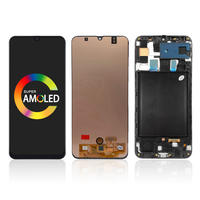 6.4 ''Super AMOLED do Samsung Galaxy A50 SM-A505FN/DS A505 wyświetlacz LCD z ekranem dotykowym Digitizer z ramką do Samsung A50 lcd 6